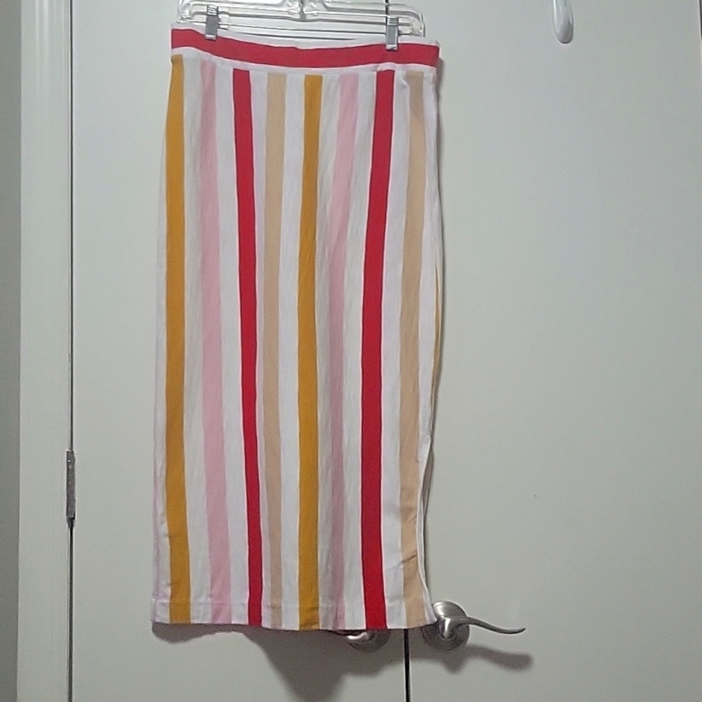 Lou and Grey medium candy stripe maxi skirt